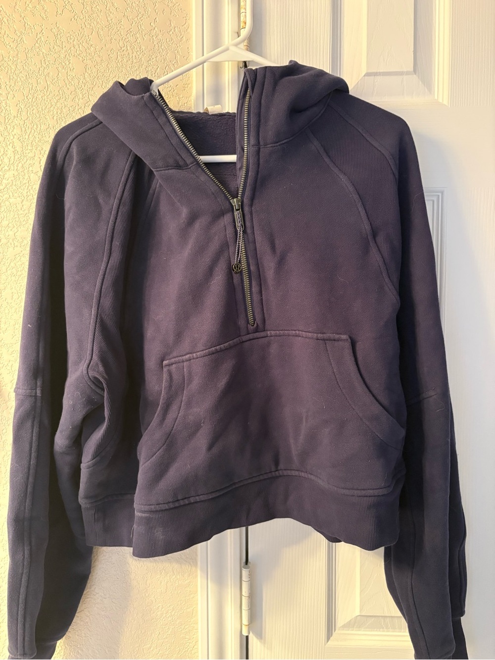 lululemon athletica Navy Half-Zip Hooded Pullover